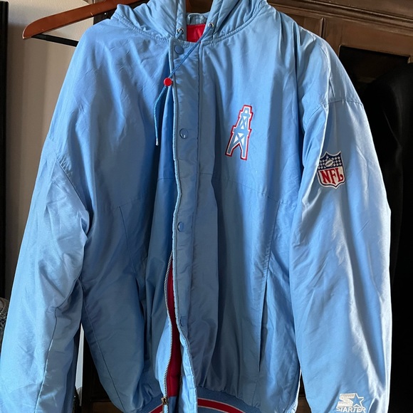 STARTER Light Blue NFL Jacket